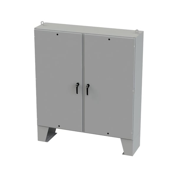 3 Point Latch with Padlock/Keylock Handle Electrical Enclosures, 72 in H, 18 in D, 72 in W